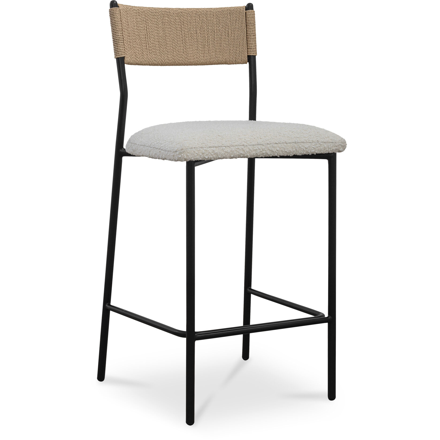 Foley 39.17 inch White Counter Stool